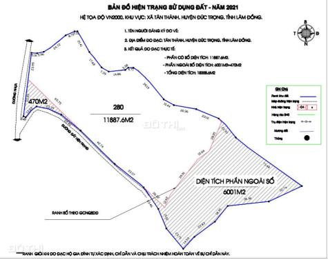 ĐẤT NỀN ĐÀ LẠT 11.887,6 m2 đã CÓ SỔ + TẶNG kèm 6000m2 ven suối