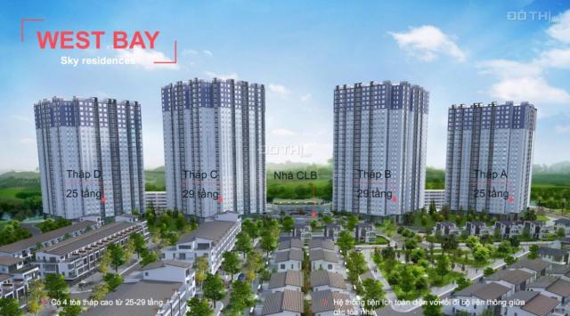 Bán căn hộ 50m2 - chung cư Westbay Ecopark - View Hồ Thiên Nga