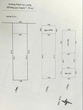 Hơn 6 tỷ Nhà mặt tiền Phạm Cự Lượng ở ngay và kinh doanh