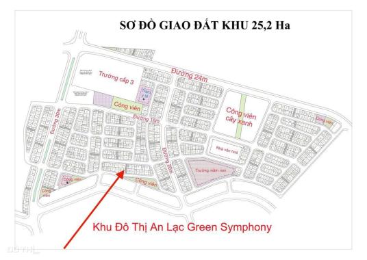 Duy nhất 1 lô góc siêu thoáng, view vườn hoa, hướng Nam, DT 83m2, khu 25ha Vân Canh, SĐCC hàng đẹp