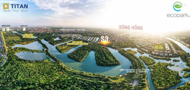 Bán căn hộ Studio tầng cao - chung cư sky oasis Ecopark , View Sông Hồng - Giá 1,740 bao thuế phí