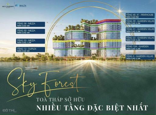 Bán căn hộ 2 ngủ Sân vườn , 33m2 sân vườn riêng - Chung cư Sky Forest Ecopark - View Đảo