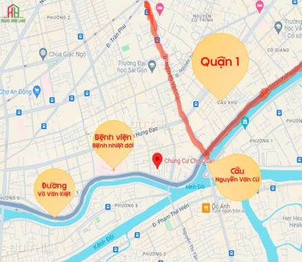 CHUNG CƯ QUẬN 5 SÁT Q1 GIÁ 1tỷ630 kế bên Võ Văn Kiệt