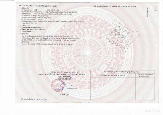 HÀNG SIÊU HIẾM 60M THÔN PHÚ CƯỜNG MINH PHÚ SÓC SƠN 0987785686