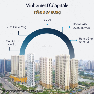(Cập nhật mới) Quỹ căn hộ cho thuê chung cư Vinhomes D'Capitale Trần Duy Hưng quận Cầu Giấy