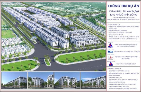 Sông Đà 7 Mở bán dự án khu nhà ở phía Đông cụm công trình PCCC Phường Hoàng Đông, Duy Tiên, Hà Nam