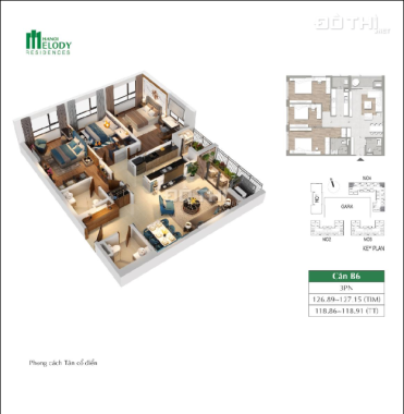 Quỹ căn giá tốt tại Hà Nội Melody Residences giá chỉ từ 59tr/m2, Bằng Liệt, Hoàng Mai