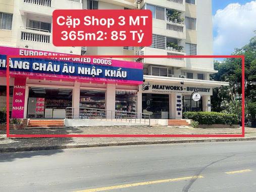 Bán cặp shop kinh doanh 3 mặt tiền đường Nguyễn Đức Cảnh, Phú mỹ hưng