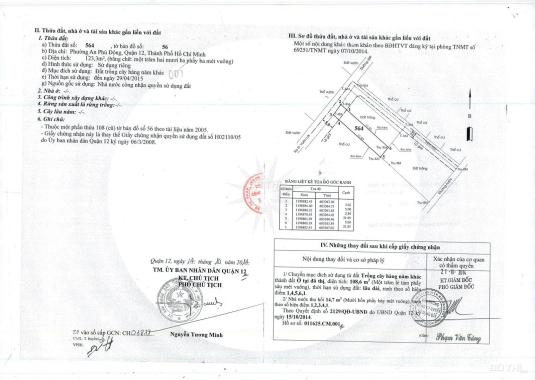 Bán đất 5x25 - giá gốc + chính chủ - An Phú Đông, giáp Gò Vấp + Bình Thạnh, gần sông SG