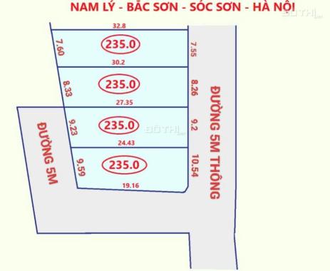 SIÊU HIẾM 235m2 BẮC SƠN SÓC SƠN LIÊN HỆ 0987785686