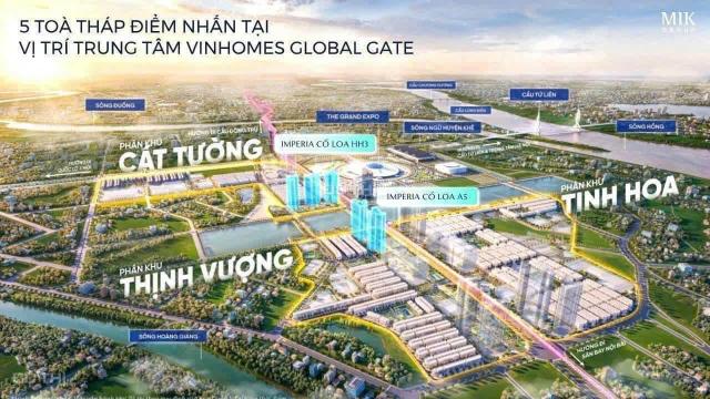 Duy nhất căn chỉ 2,5 tại Vinhomes Cổ Loa, stu 33m2 The Cosmopolitan suất hàng hiếm chỉ 2,5 tỉ