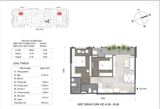 Bán căn hộ gần khu Công nghiệp VSIP