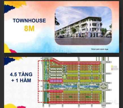 Bán nhà biệt thự, liền kề tại Dự án Khu đô thị bờ Tây Sông Đáy, Phủ Lý, Hà Nam diện tích 56m2