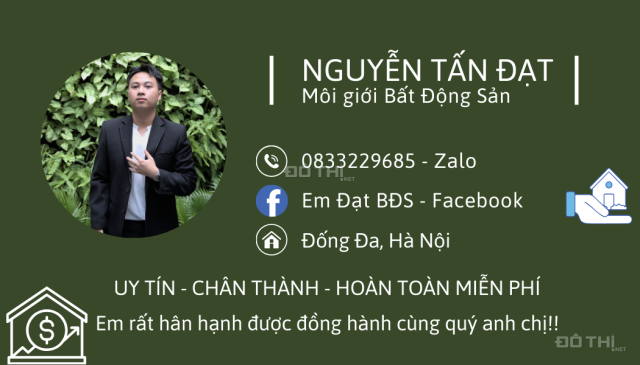 BÁN NHÀ “ĐẸP NHƯ TRANH” TẠI ĐỐNG ĐA, 2 Ô TÔ ĐỖ CỬA, 44.5m2 - 8 Tỷ