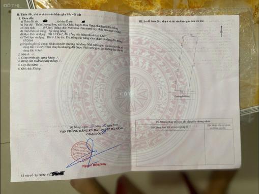 BÁN LÔ ĐẤT 200M KIỆT Ô TÔ 5M – THÔN DƯƠNG SƠN, PHƯỜNG HÒA CHÂU ( gộp HÒA XUÂN ) , ĐÀ NẴNG