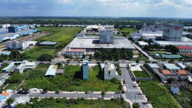 Nhà 1 trệt 1 lầu, 3 phòng ngủ, 100m2 – khu dân cư Long Cang