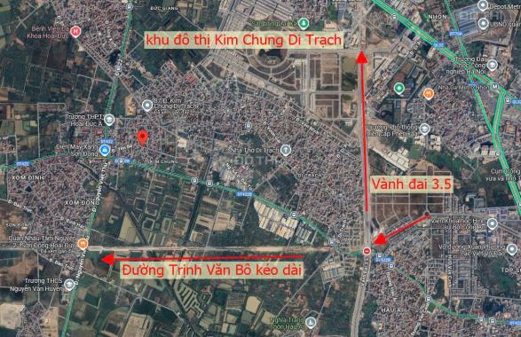 Bán nhà Kim Chung, trục chính kinh doanh 7.29 tỷ , 47m2, 2 mặt tiền lô góc, ô tô đỗ