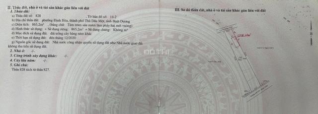 Bán đất Định Hoà, Thủ Dầu Một, Bình Dương