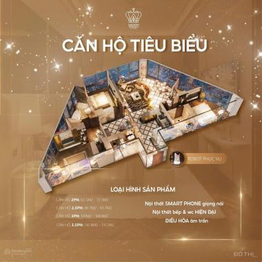 Bán căn hộ chung cư Golden Crown Hải Phòng, giá siêu hời 65 triệu / m2, 81m2
