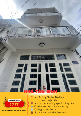Nhà nhỏ hiếm có ngay hẻm Trường Chinh, Tân Bình