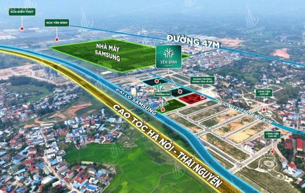 Bán chung cư thương mại tại Phổ Yên - Thái Nguyên, nằm cạnh KCN Samsung