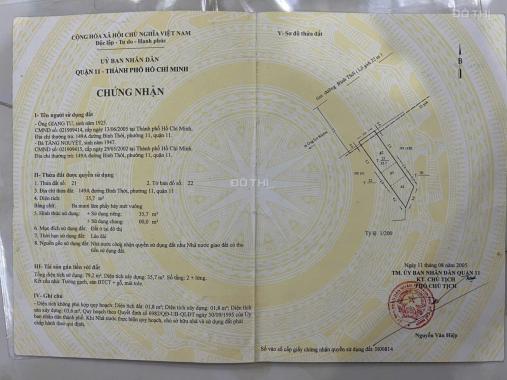 Bán MTĐ kinh doanh vị trí đẹp Bình Thới Quận 11