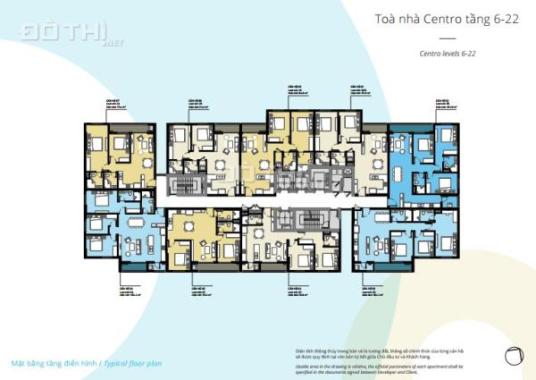 Bán căn hộ chung cư tại Dự án Kosmo Tây Hồ, Bắc Từ Liêm, Hà Nội diện tích 73m2 giá 90 Triệu/m2