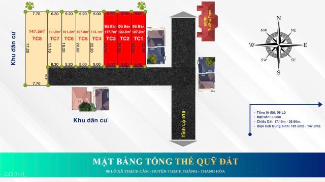 Đất nền thổ cư Thạch Cẩm, Thạch Thành, Thanh Hoá