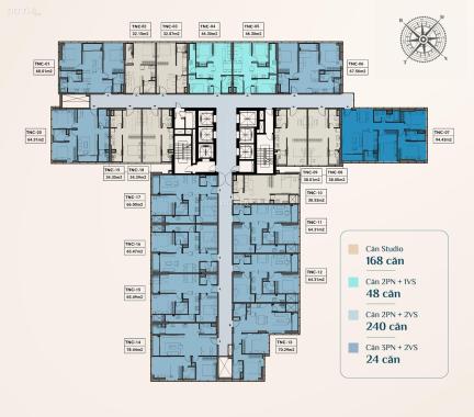 Căn Góc 2 Ngủ KHAN HIẾM Ưu đãi ĐẶC BIỆT Đến ngày 10.9 tại The Ninety Complex ngay gần Ngã Tư Sở