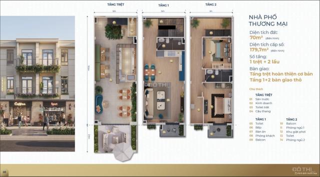 Nhà Phố Sân Vườn 118,6m2 1 trệt + 1 lầu tại Tân Uyên, Bình Dương