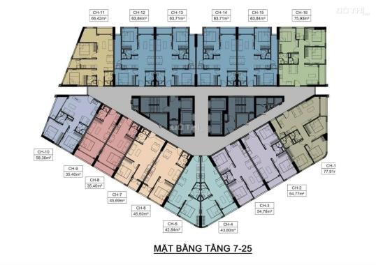 Bán căn hộ 2PN trung tâm Quy Nhơn giá 1,8 tỷ