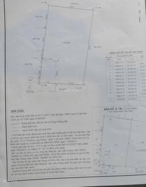 Chính chủ Bán đất MT 2500m2 sát Khu du lịch Song Long đường D1, Quận 9 giá rẻ 15.2tr/m2