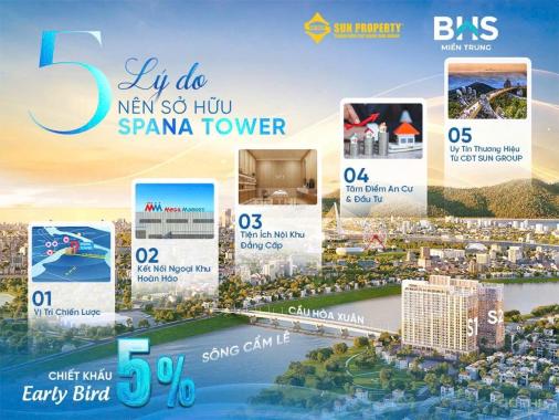 Spana Tower: Căn hộ cao cấp, vị trí đắc địa view pháo hoa đẳng cấp Đà Nẵng! TTS CK đến 19%