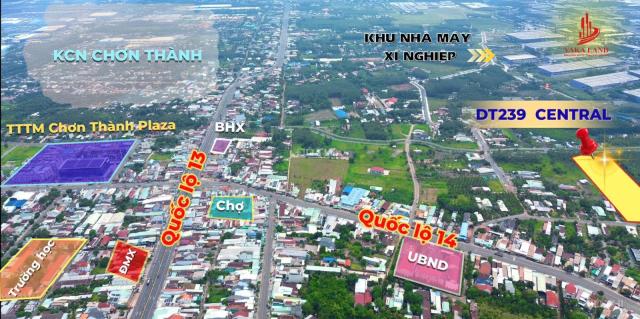 Sở hữu lô đất, sổ sẵn tại trung tâm Chơn Thành, chỉ với 740tr
