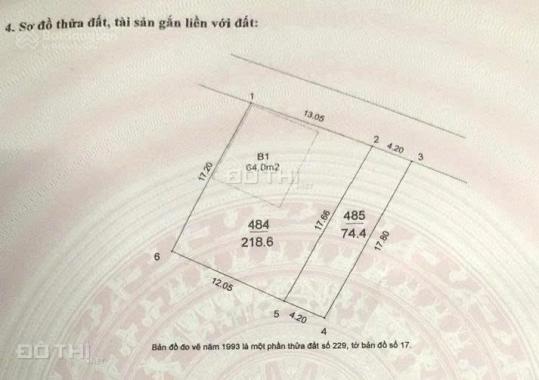 Bán đất tại Phố Hồng Tiến, Phường Bồ Đề, Long Biên, Hà Nội diện tích 75m2 giá 18.1 Tỷ