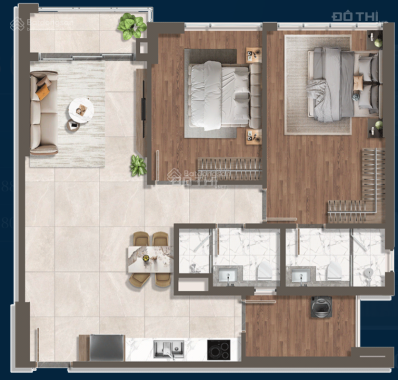 Bán căn hộ cao cấp The Privé, Song Hành, An Phú, Q2, TP.HCM, 8,5 tỷ, 71,5 m2, uy tín, giá tốt