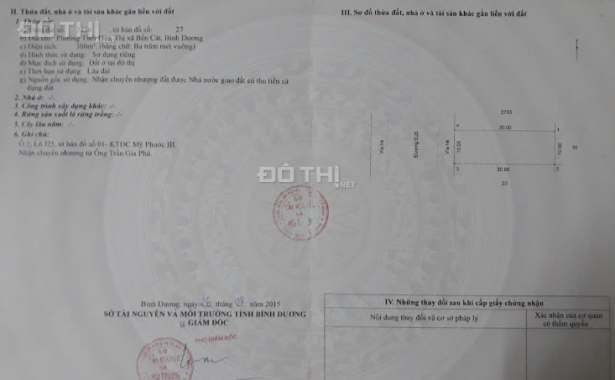 Chính chủ cần bán-10x30m Đường DJ5(KĐT Mỹ Phước 3, Bến Cát,Bình Dương