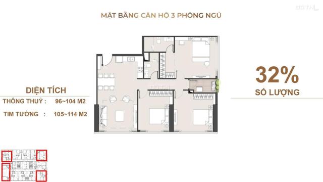 Bán căn hộ 3PN, 102m2, 7,5 tỷ tại Sunshine Sky City, Tân Phú, Q7, TP. HCM