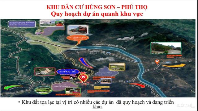 Lô đất nền 78,7 m2 tại Hùng Sơn, Kim Bôi, Hòa Bình sát vách các khu nghỉ dưỡng khoáng nóng