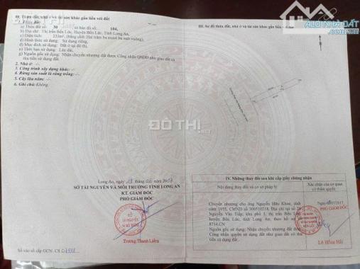 BÁN GẤP 2 LÔ ĐẤT TRUNG TÂM THỊ TRẤN BẾN LỨC – VỊ TRÍ VÀNG, GIÁ TỐT CHỈ 11 TỶ (2 LÔ)