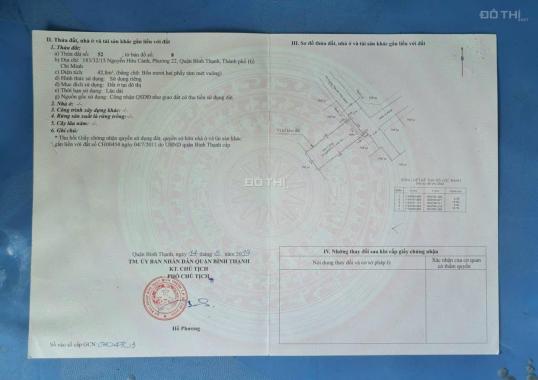 CC  Bán nhà Nguyễn Hữu Cảnh gần ga Metro Văn Thánh và Tân Cảng