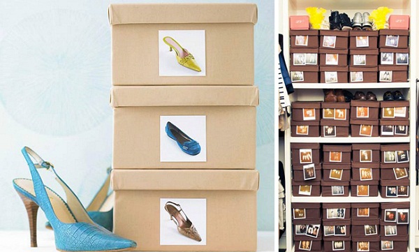 4 ý tưởng cực hay để lưu trữ giày dép