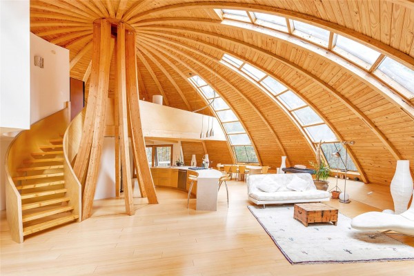 Ngôi nhà gỗ với thiết kế độc đáo ở Mỹ