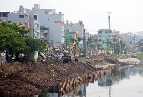 Hà nội: Cưỡng chế thu hồi đất 7 hộ dân tại quận Thanh Xuân để thực hiện dự án thoát nước