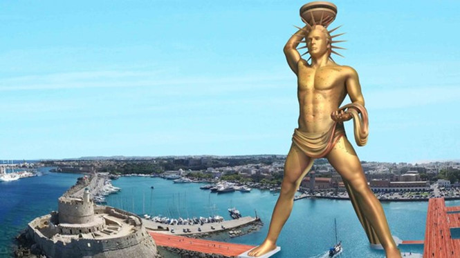 Hy Lạp: Xây dựng tượng khổng lồ