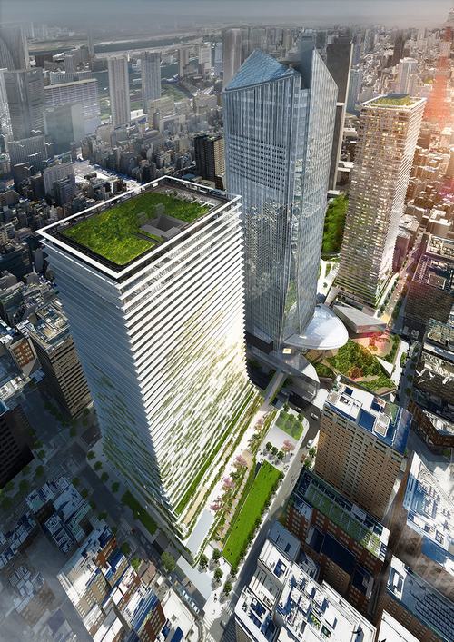 Dự án xây dựng hai tòa tháp cao tầng tại trung tâm Tokyo