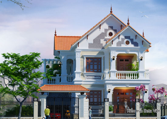 Tư vấn thiết kế biệt thự 2 tầng đẹp ở Quảng Ninh