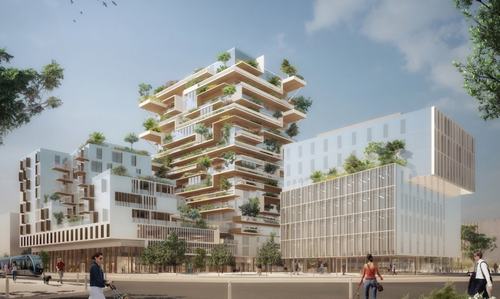 Dự án xây dựng tòa nhà văn phòng bằng gỗ tại Bordeaux