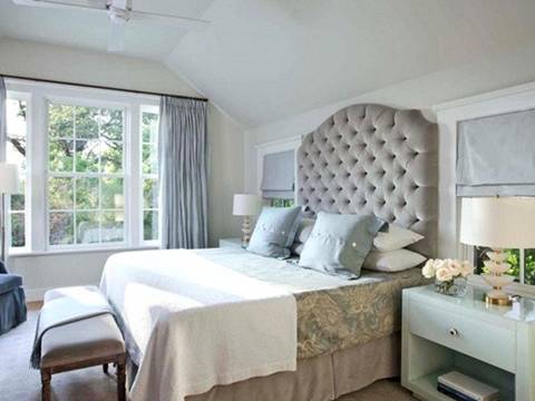 Phòng ngủ ấn tượng với sắc xám