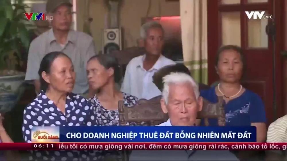 Hà Nội: Người dân mất đất khi cho doanh nghiệp thuê
